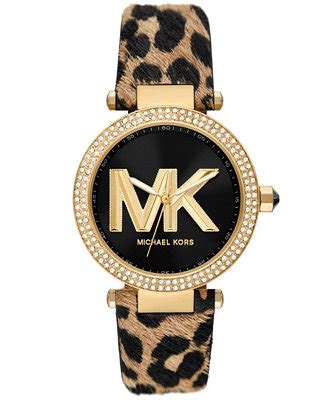 parker quartz watch|parker leopard print calf watch.